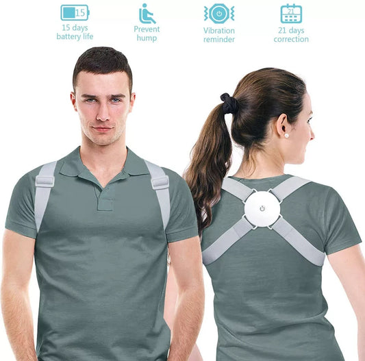 Adjustable Spine Back Support Posture Sensor Belt chargeable