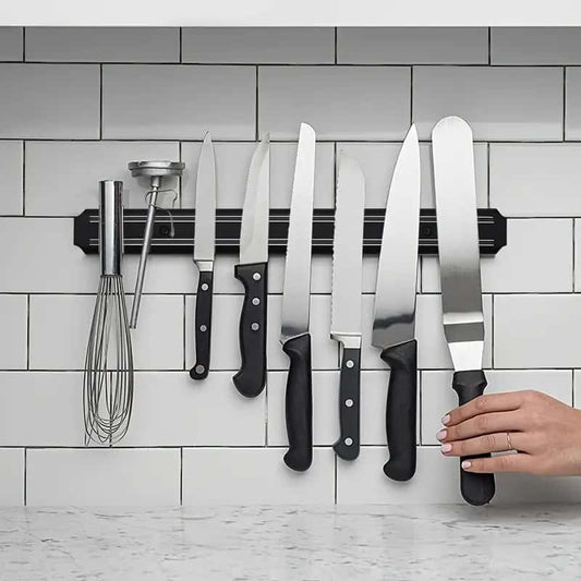 Wall-Mounted Magnetic Knife Holder (33cm long)