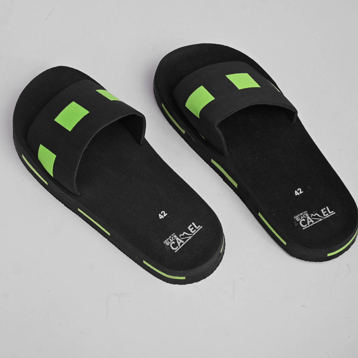 Black Camel Box Style Slides (Box Style - 40-44)