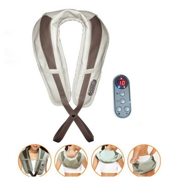 Hot Sale Neck Massager Portable Electric Knocks Cervical Massage Shawls Pain Neck and Shoulder Multi-function Tapping Massager