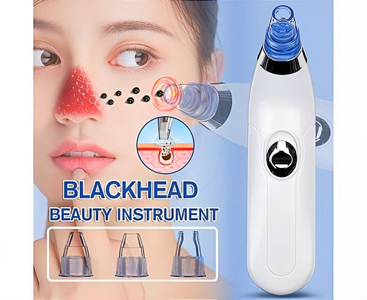 Derma Suction Blackheads Remover  3 In 1 Black Head Remover Machine-Acne Pimple Pore Cleaner Vacuum Suction Tool (Cell Operated)