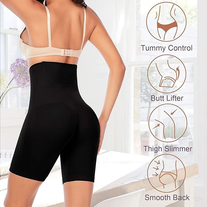 Women's High Waist Heavy-Shapewear | Tummy Control Tucker | Women’s Half Body Shaper, Waist Shape Wear |  Women Waist, Thigh, hips and Belly Slimmer Shape Wear