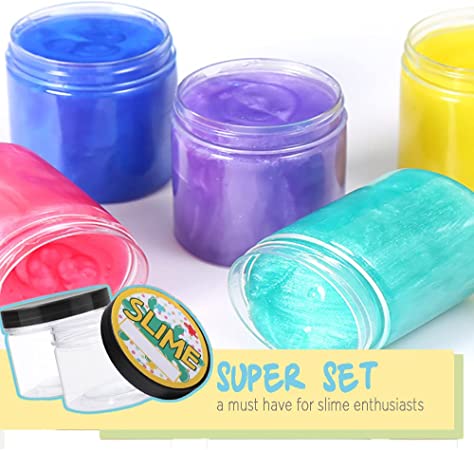 Super slime 200ml Pack of Six Colors