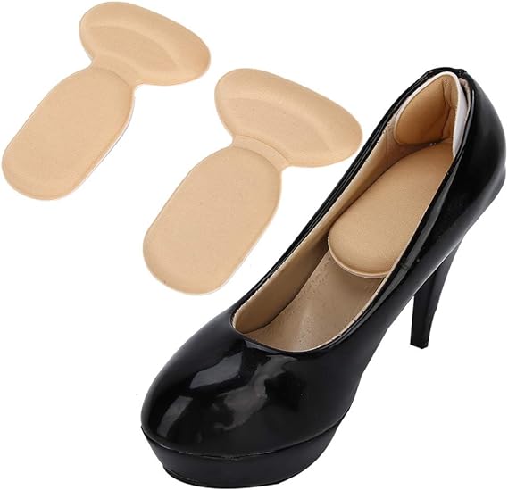 T shape high heel grip for foot support | Heel Cushion Pads T Shape Heel Sticker Tape Arch Support Insoles High Heeled Shoes Patches Foot Care Protector