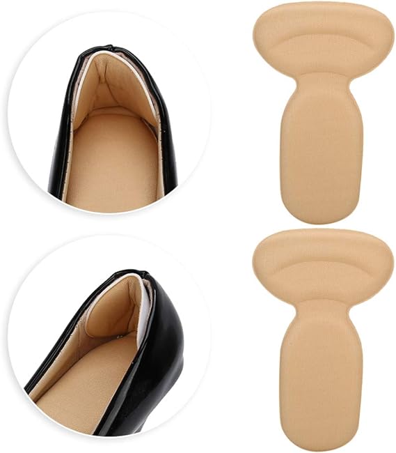 T shape high heel grip for foot support | Heel Cushion Pads T Shape Heel Sticker Tape Arch Support Insoles High Heeled Shoes Patches Foot Care Protector