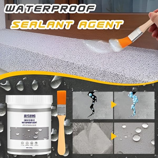 Invisible Waterproof Agent, Super Strong Invisible Waterproof Anti-leakage Agent, Instant Repair Waterproof Anti-leakage Agent (with Brush)