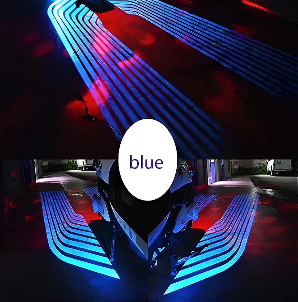 2PCS Motorcycle &amp; Car Welcome Light Door Courtesy Lights With Projector   Led Carpet Underglow For Car Motorcycle Light and car