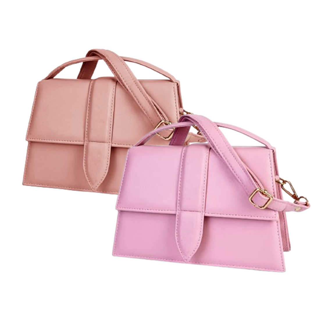 Premium quality Crossbody Pink &amp; Peach bag for Girls &amp; women