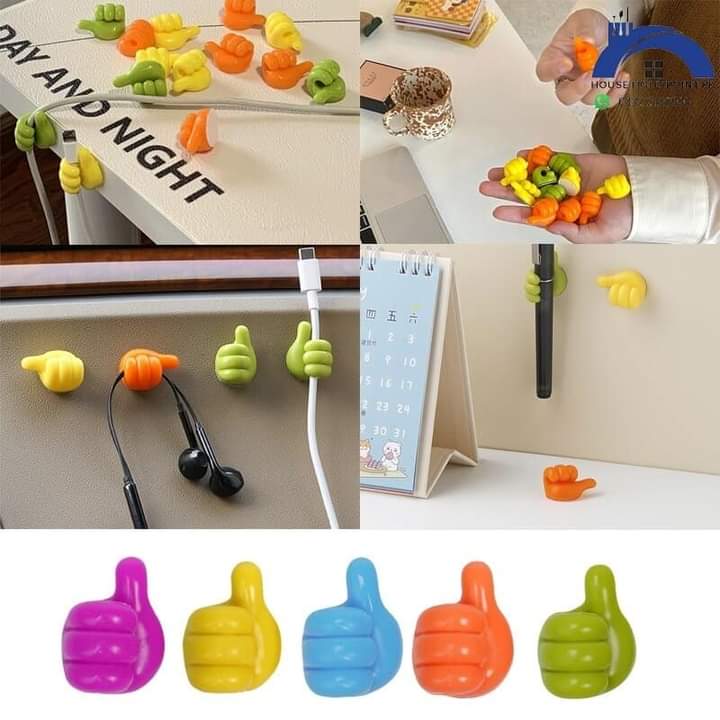 Silicone Thumb Wall Hook (10 pcs)