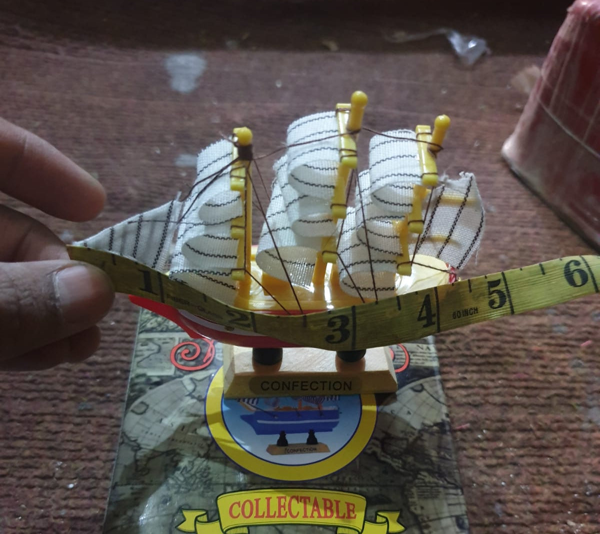 Wooden Sailing Boats Ship Model | Handcrafted Boat Home Decoration