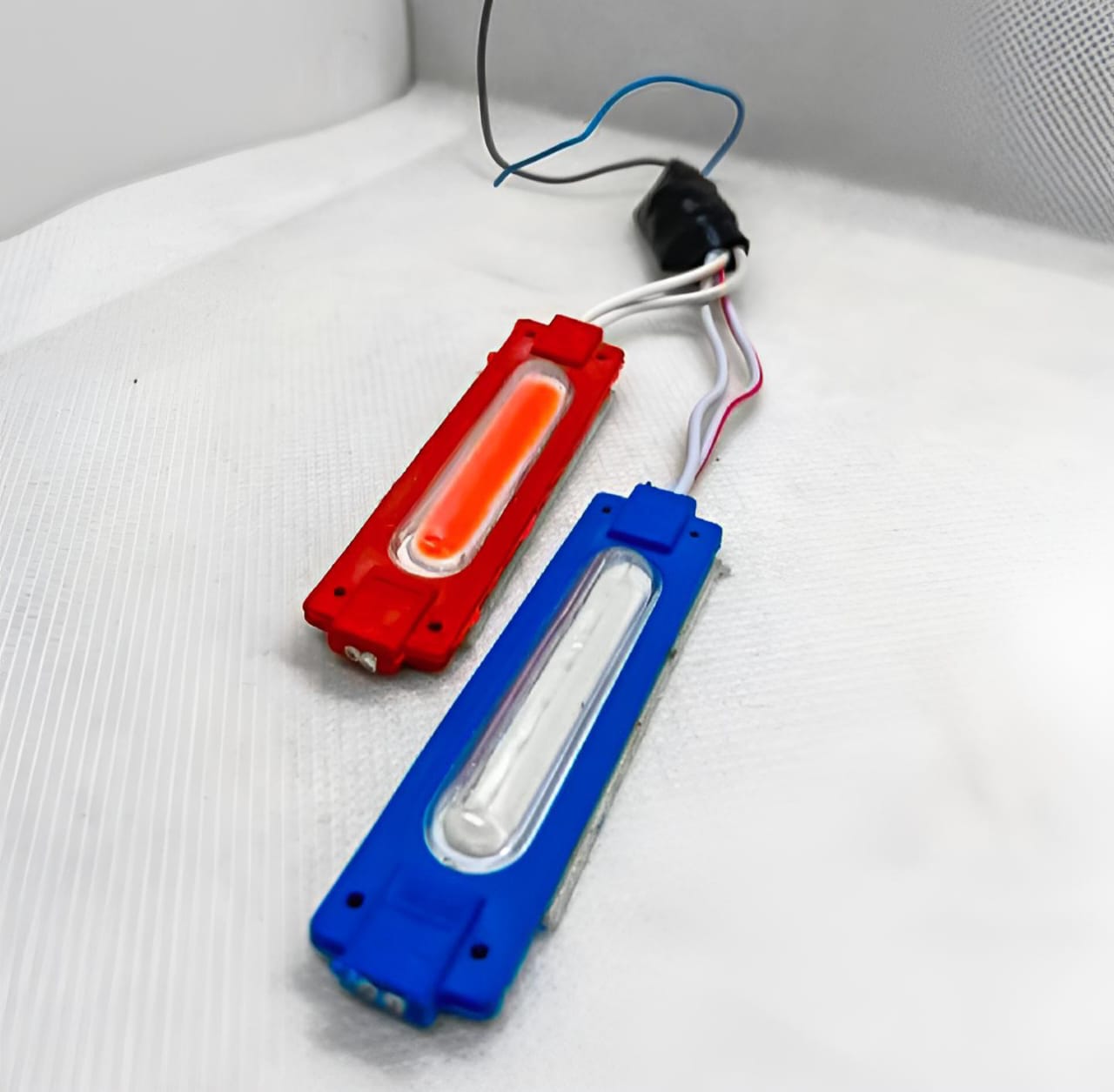 High Quality Red and Blue Flasher Light Waterproof 12V LED Light For Bike and Cars