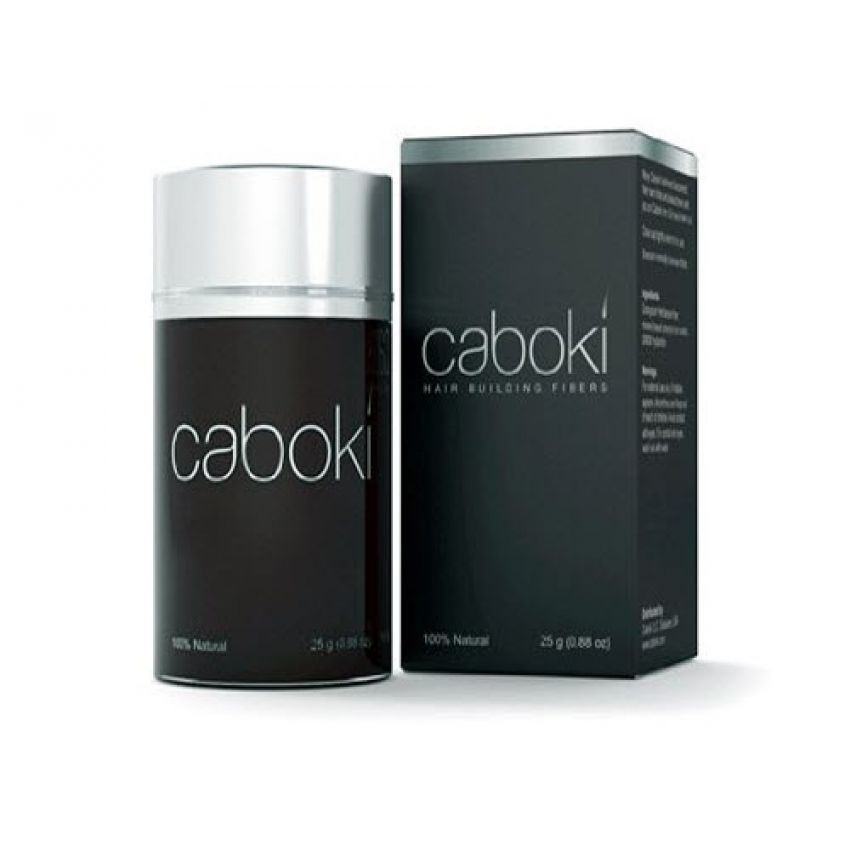 Caboki Hair Building Fibers  25g | Black | Dark Brown Hair building fibers  adds volume to thin hair