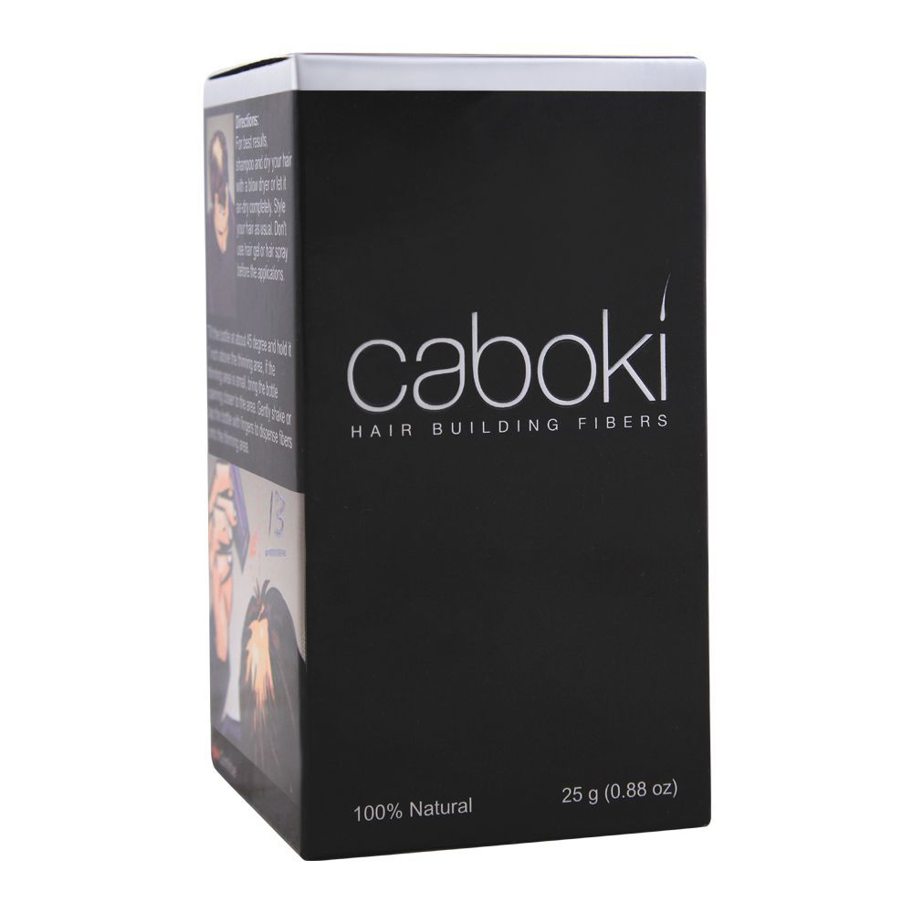 Caboki Hair Building Fibers  25g | Black | Dark Brown Hair building fibers  adds volume to thin hair