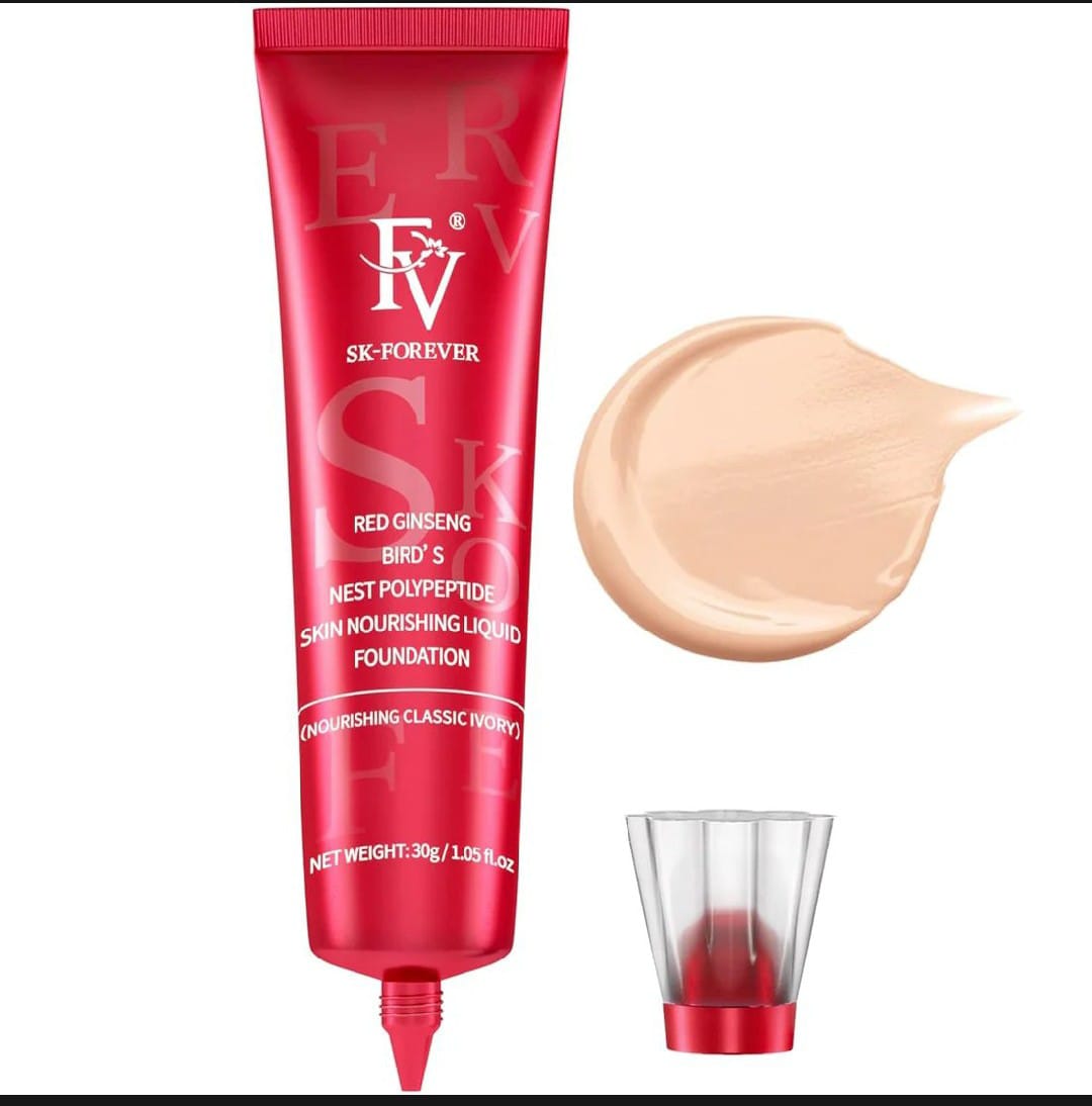 FV Foundation, Oil Absorb Ivory Liquid Foundation | Best Tube Foundation 30g