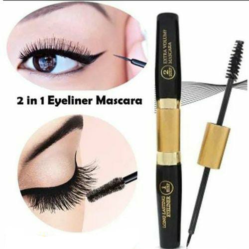 Pack of 2 - 2 in 1 Eyeliner Mascara