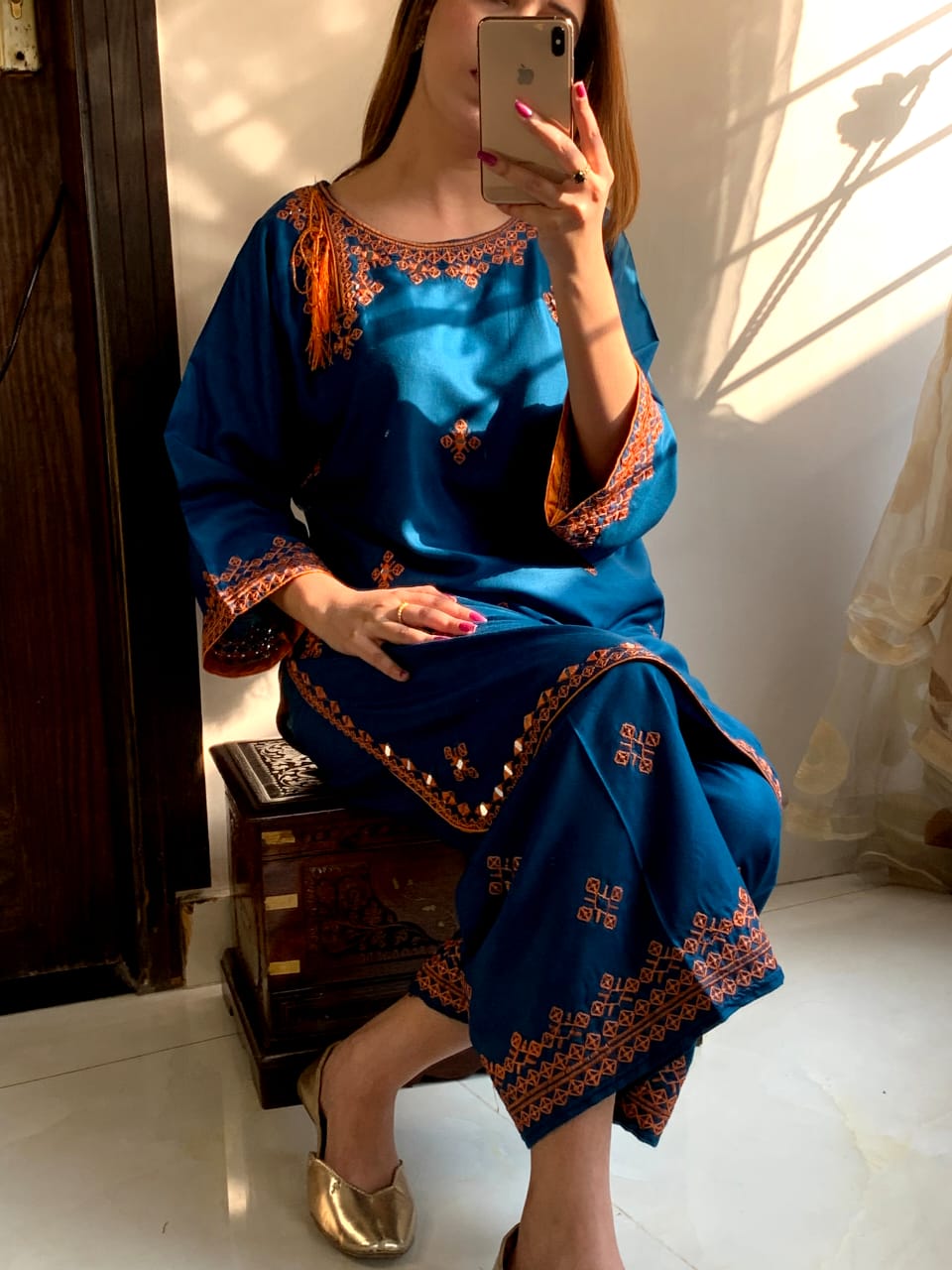 Balochi Embroidery  2pc Dress