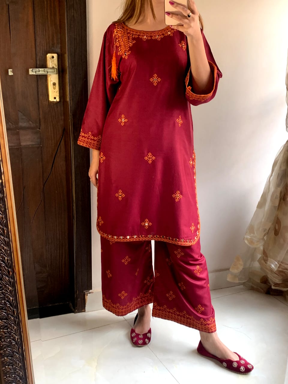 Balochi Embroidery  2pc Dress