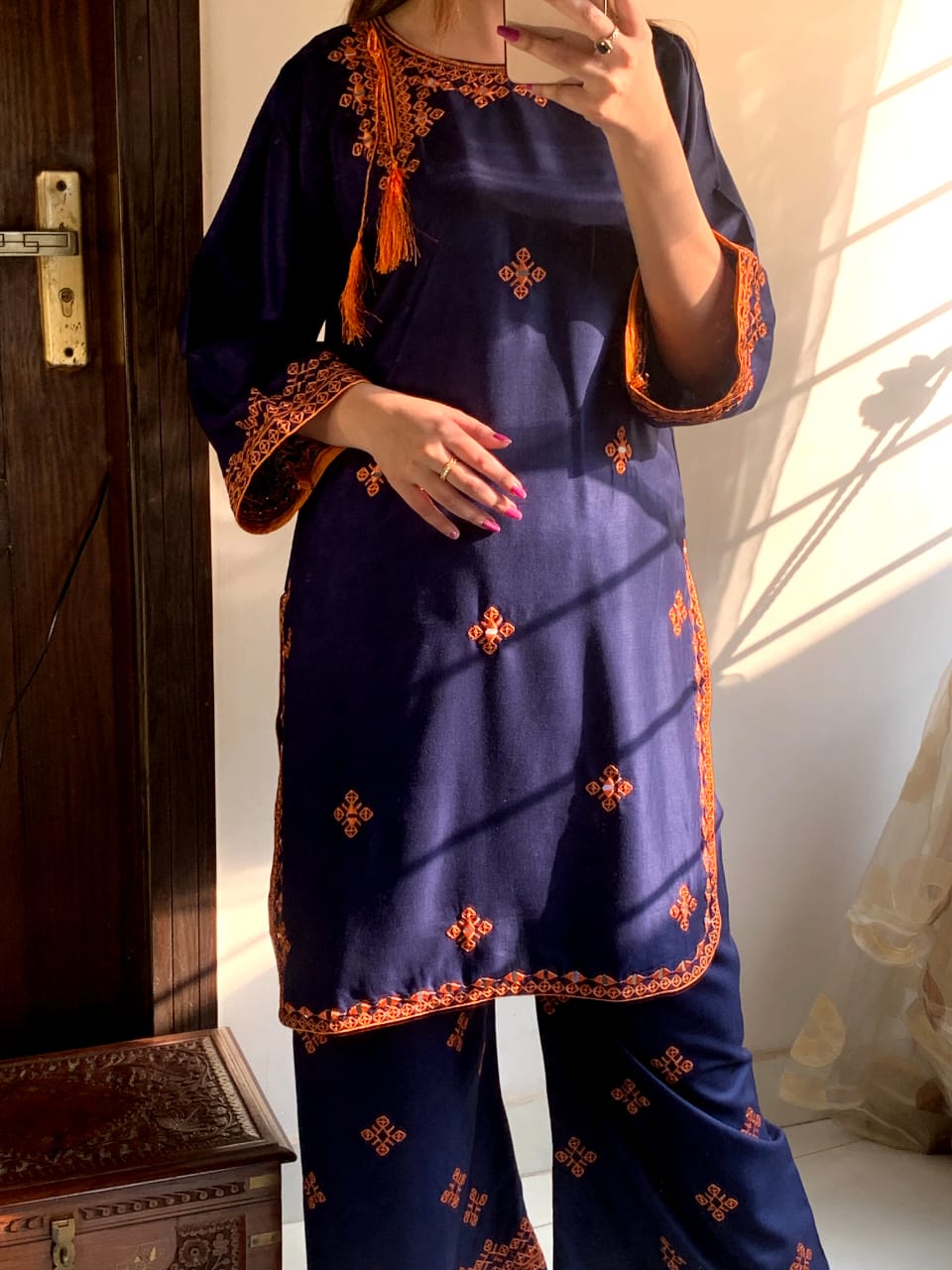 Balochi Embroidery  2pc Dress