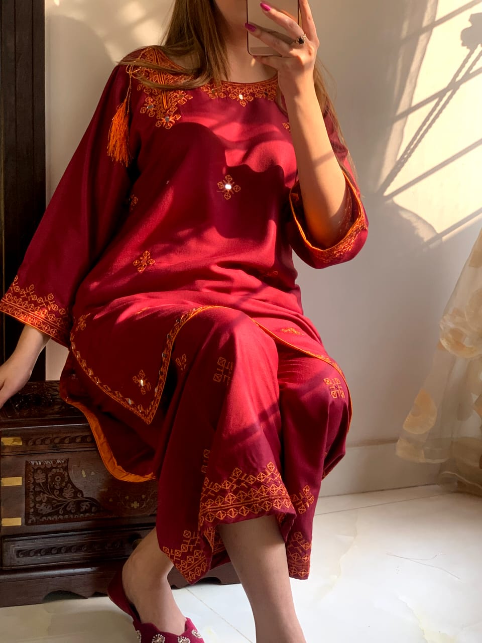 Balochi Embroidery  2pc Dress