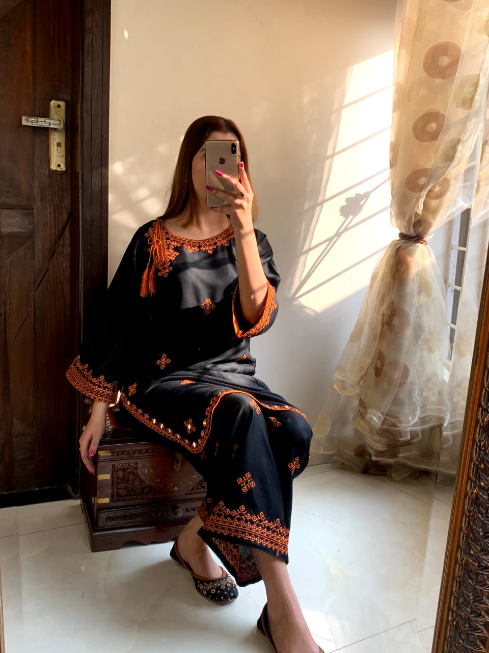 Balochi Embroidery  2pc Dress