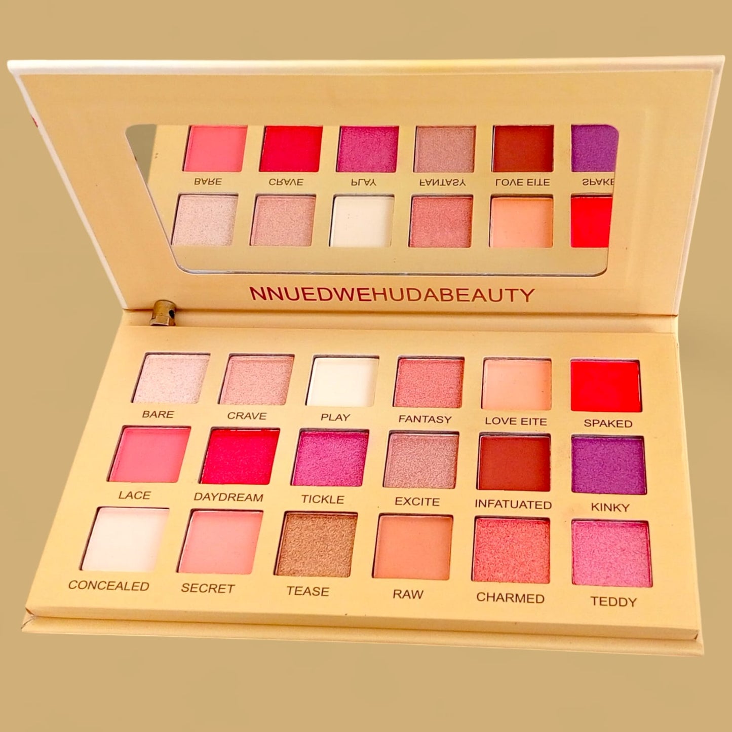 New NUDE HUDABEAUTY EYESHADOW PALETTE - (Imported)