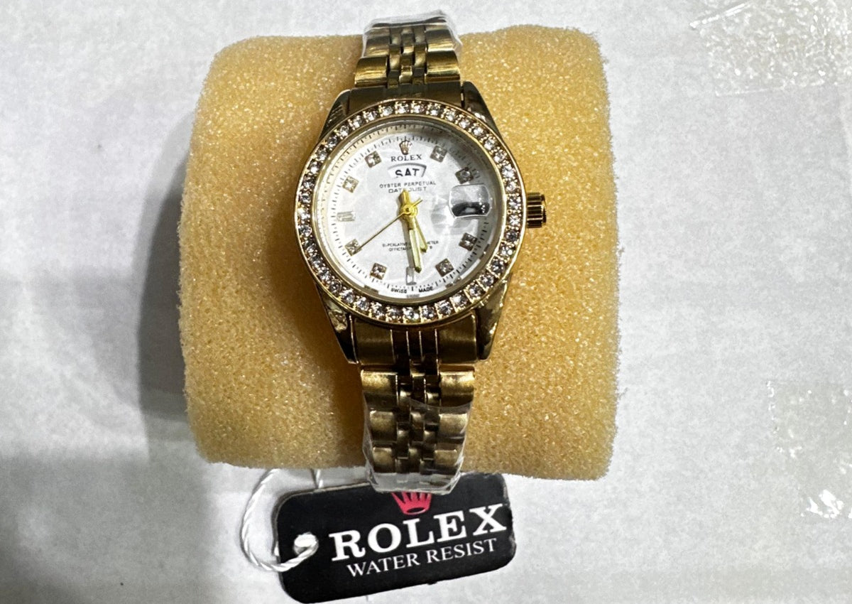 AA1 ROLEX DATE WORKING STAINLESS STEEL CHAIN