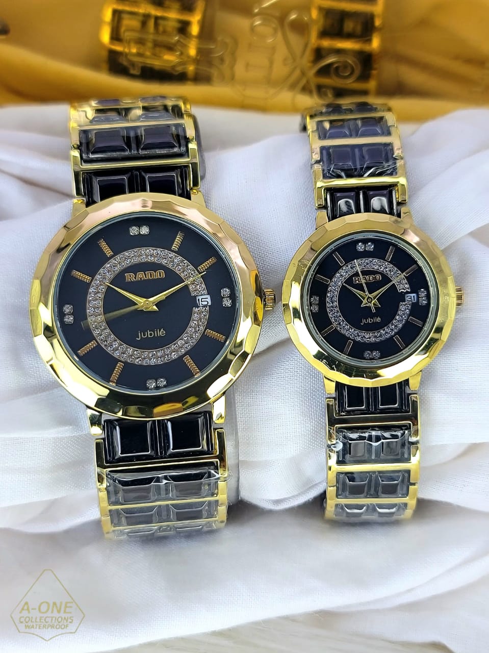 Aa1 two tone rado jubile couple  Watch Date Just Steel Chain