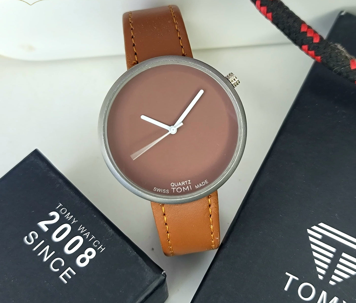 Aa1 TOMI Stylish Watch For boys and girls leather strap (With box )