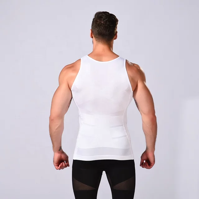 Slim n Fit Body Shaper Vest Shirt - Tank Top Sleeveless Shapewear For Men